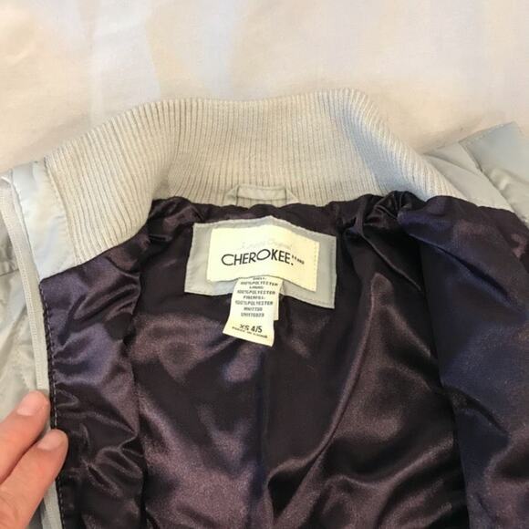 Girl's Quilted Bomber Jacket Girls XS - Picture 5 of 5